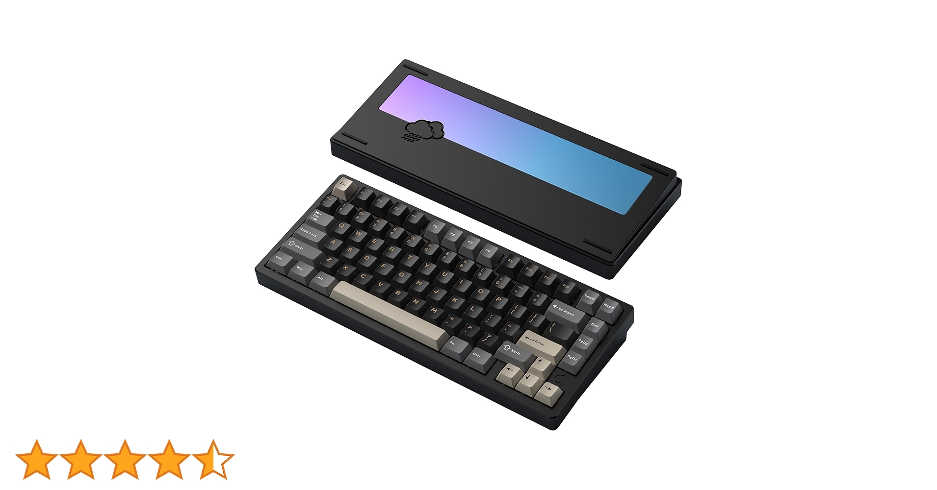 Amazon | 【WOBKEY Rainy 75キーボード】雨音のような打鍵音